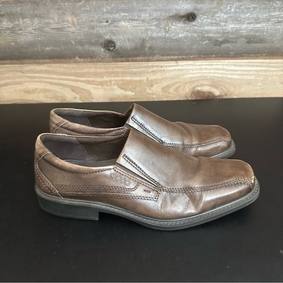 ECCO Century Slip-on Brown Leather Loafer Men\'s Ecco Size 9 EU 43 Business Shoes main image 5